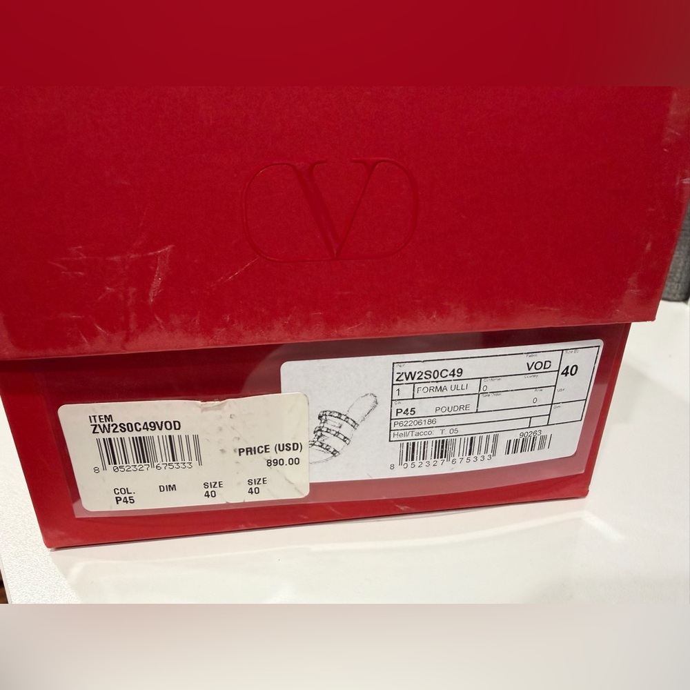 Valentino Rockstud Sandal Poudre - size 40 - Picture 4 of 10